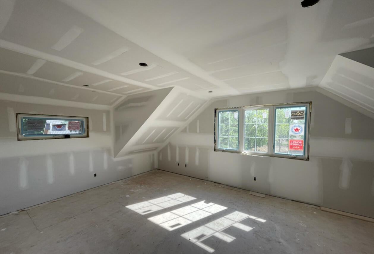 Kimball Drywall Garage Loft Project Progress